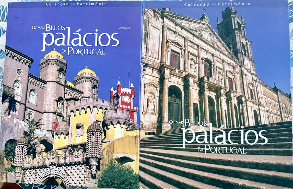 4 volumes de coleção Única ilustrada Nova Parques e reservas naturais + Palácios