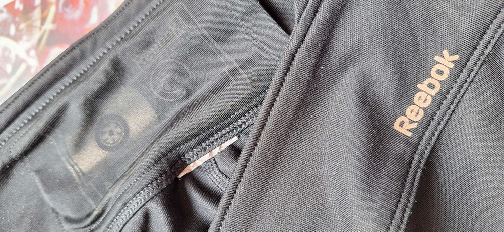 Leginsy M/L Reebok czarne elastyczne
