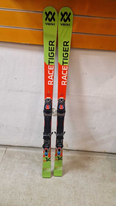 narty zawodnicze Volkl Racetiger Worldcup GS 148cm + Marker Race XCT10
