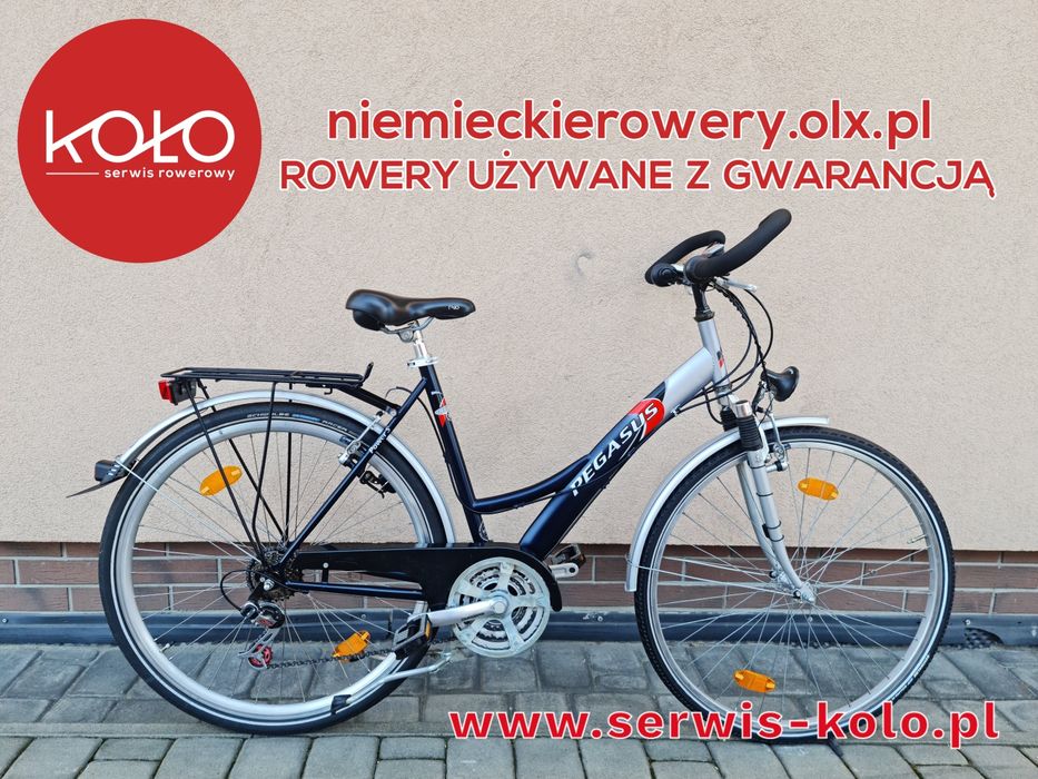 Rower damski damka trekkingowy PEGASUS koła 28 SHIMANO okazja rabat