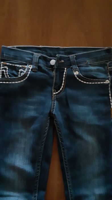 Spodnie jeans dziewczęce