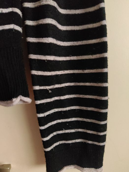 Cienki sweter ZARA w paski L