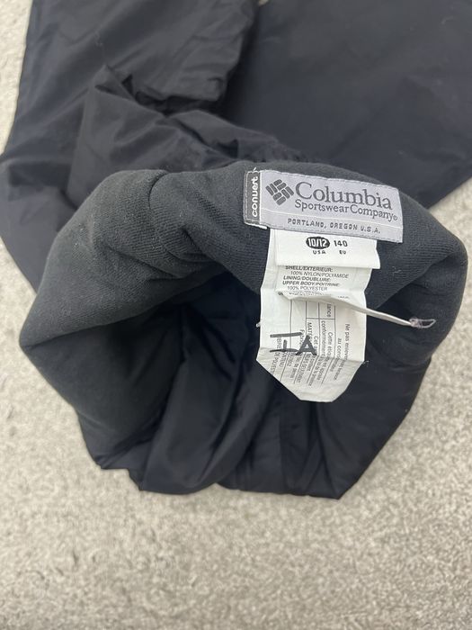 Фирменные лыжные термо штаны Columbia зимние штаны унисекс 140  см