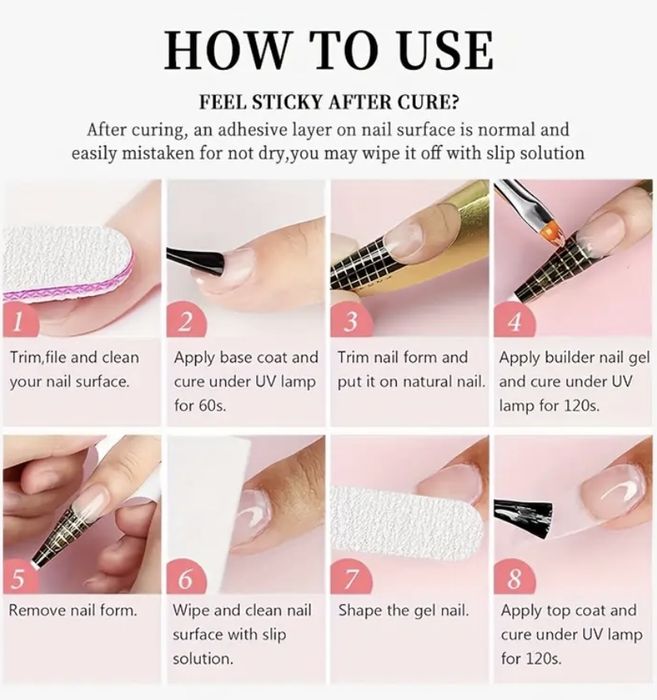 15 мл. Гель - Luxure fingure - для нарощування нігтів