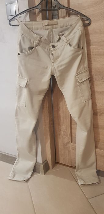 Spodnie damskie bojówki biodrówki