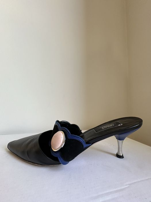 Eleganckie klapki na obcasie