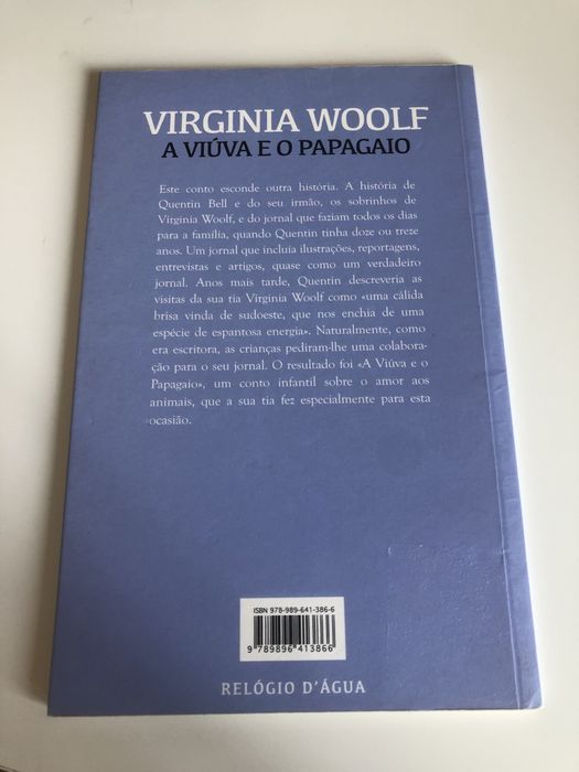 Livro “A viúva e o papagaio “