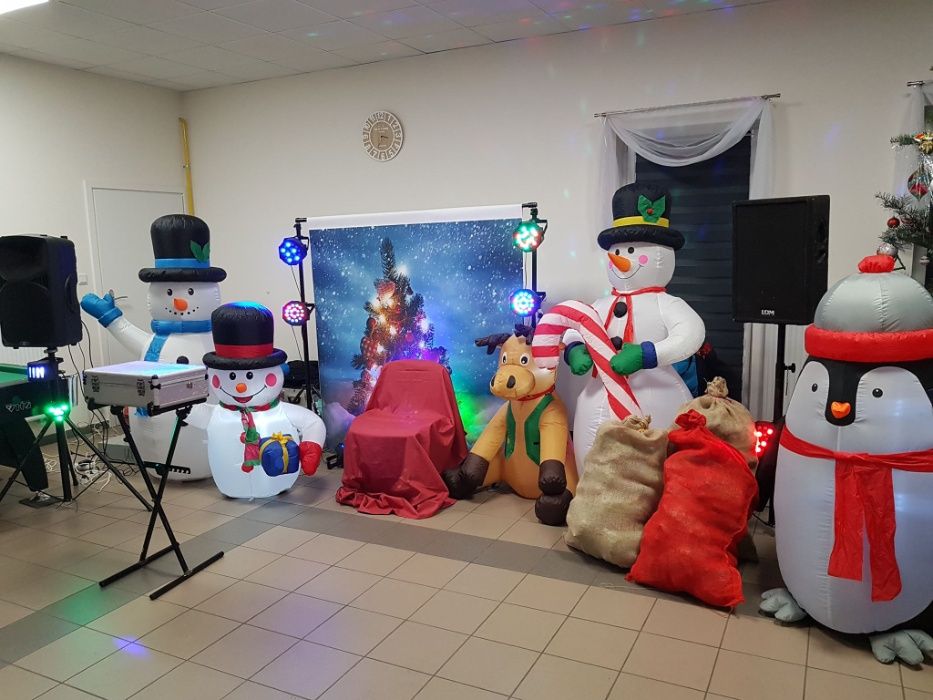 Mikołaj animator animacje dla dzieci zespół dla dzieci duży Biały Miś