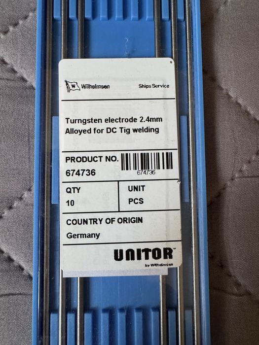 Elektrody wolframowe
