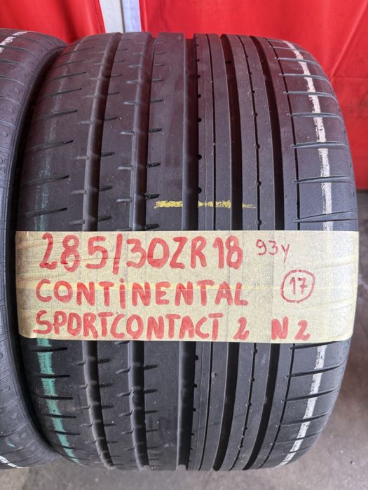 Pneus 285/30/18 Continental Impecaveis