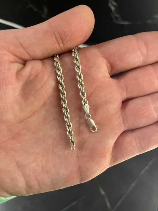 Łańcuch typu rope srebrny 925 sfebro łancuszek sterling silver