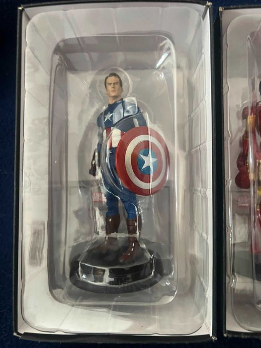 Figuras Marvel em Caixa — Hulk, Iron Man e Capitão América (Coleção) 60€ TOTAL
