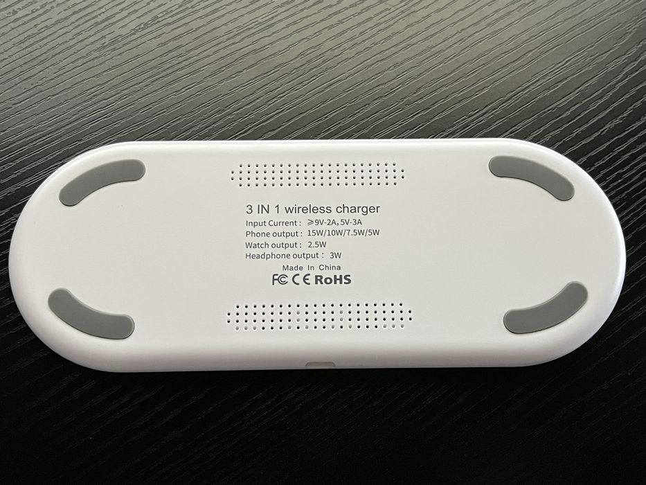 Безпровідна зарядка 15 w для Apple iPhone, Watch, AirPods