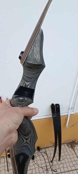 2 em 1 Arco tradicional tiro/ caça  30 e 55 libras