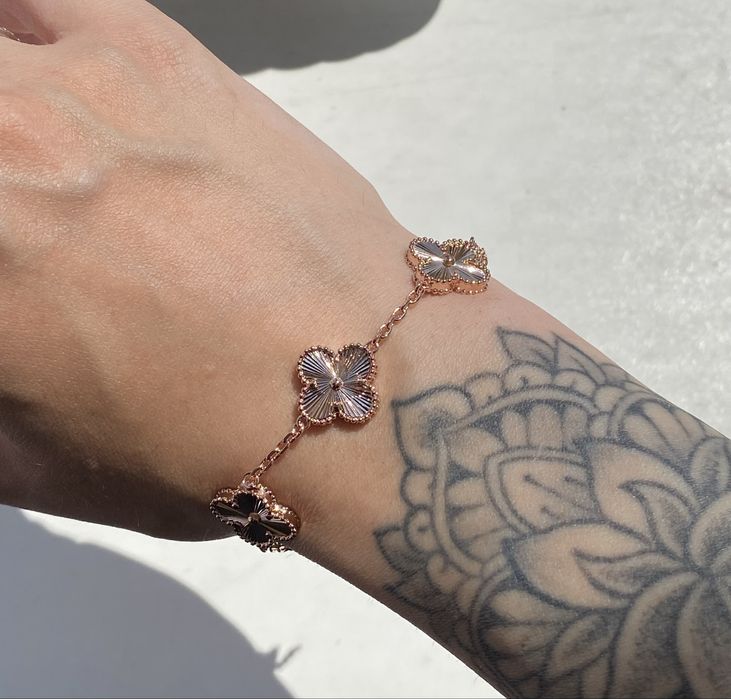 Браслет клевер, браслет конюшина