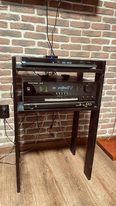 Рессивер підсилювач Harman kardon AVR4000+DVD з колонками та стійкой