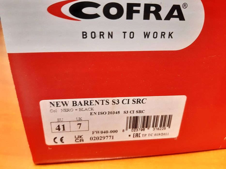 Buty zimowe robocze COFRA BARENTS 41