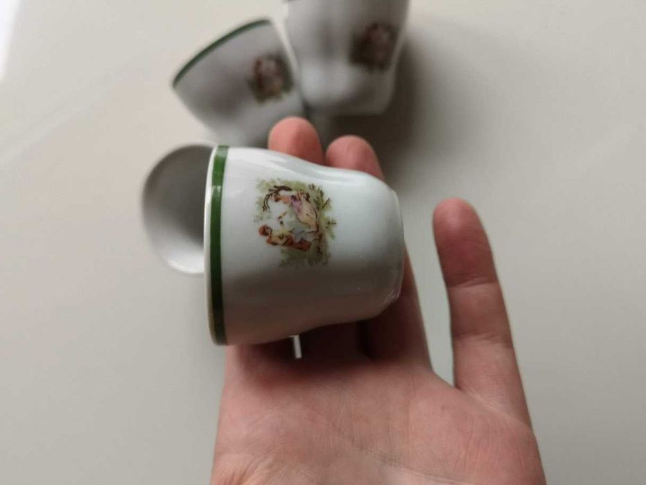 kieliszki do jajek Bogudzice PRL