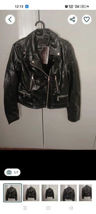 Kurtka przejściowa Ramones amisu czarna