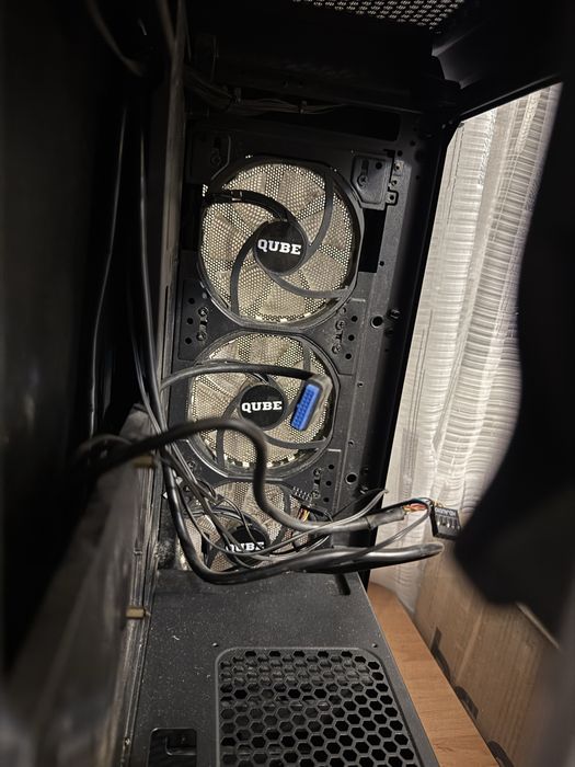 Корпус пк Qube Artline +4 rgb вентилятора