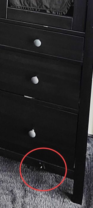 IKEA Hemnes witryna z 3 szuladami