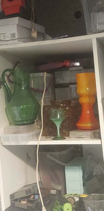 Sprzedam szkło kolorowe oraz lampe Ząbkowice !