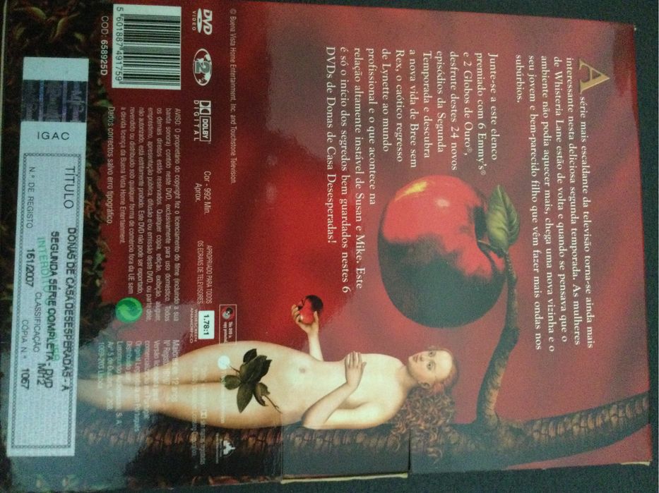 “Donas de casa desesperadas” - DVDs 2ª série completa