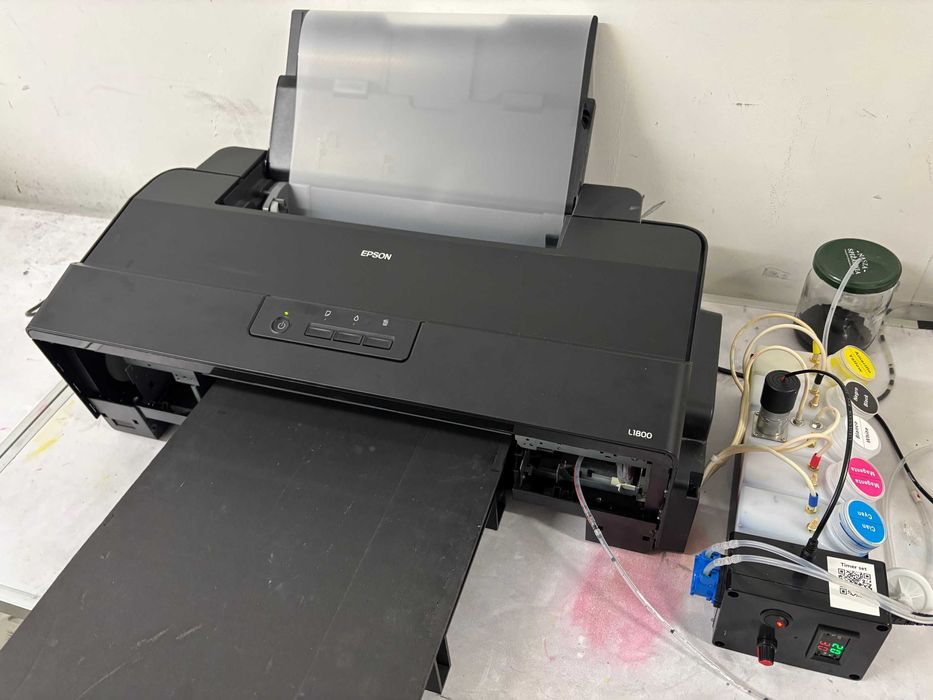 Drukarka Epson L1800 3w1 DTF, Sublimacja, Atrament + Szkolenie
