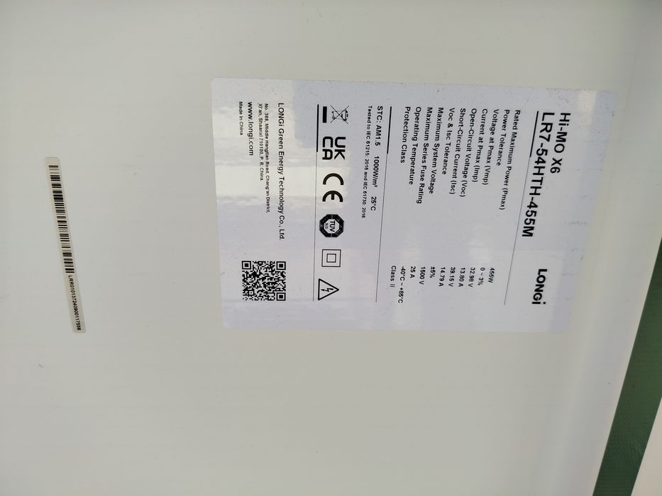 Сонячні панелі Jinko 590 bifacial