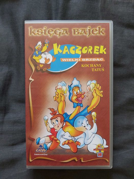 Kasety video z bajkami dla dzieci 3 szt