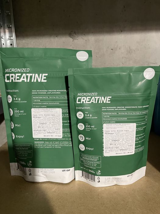 Акция Креатин Прогресс нутришн Progress Nutrition creatine 300 та 500г та Нау Now 225г