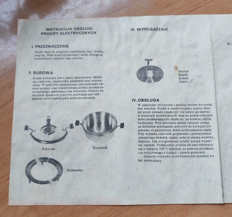 Używany i wiekowy prodiż
