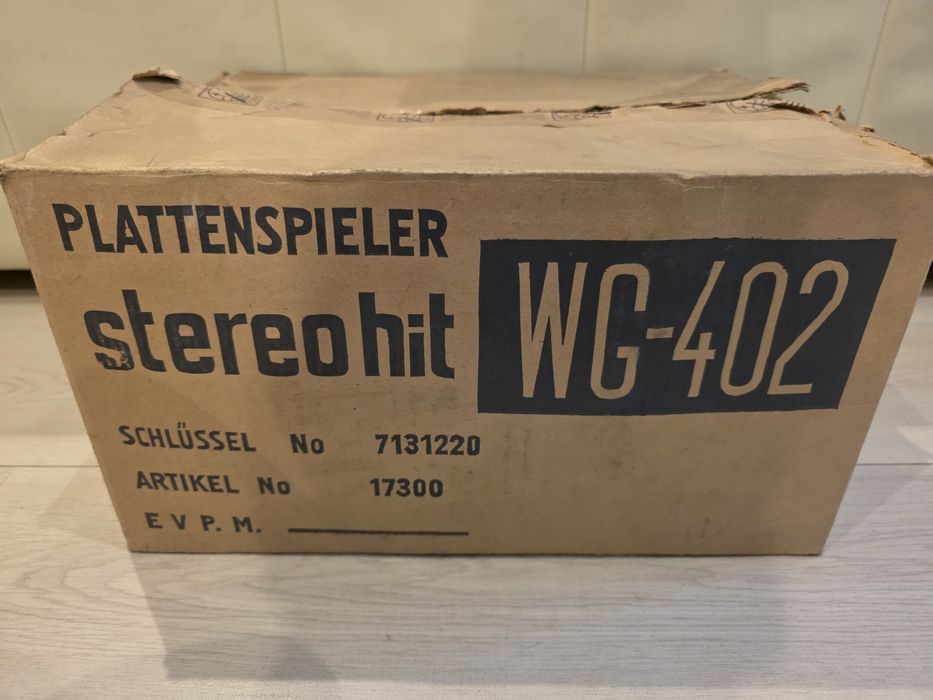 Gramofon Stereo Hit WG-402 + oryginalny karton