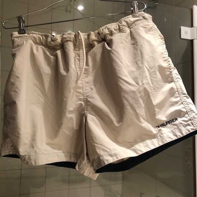 Calção homem, bege,  Tomy Hilfiguer