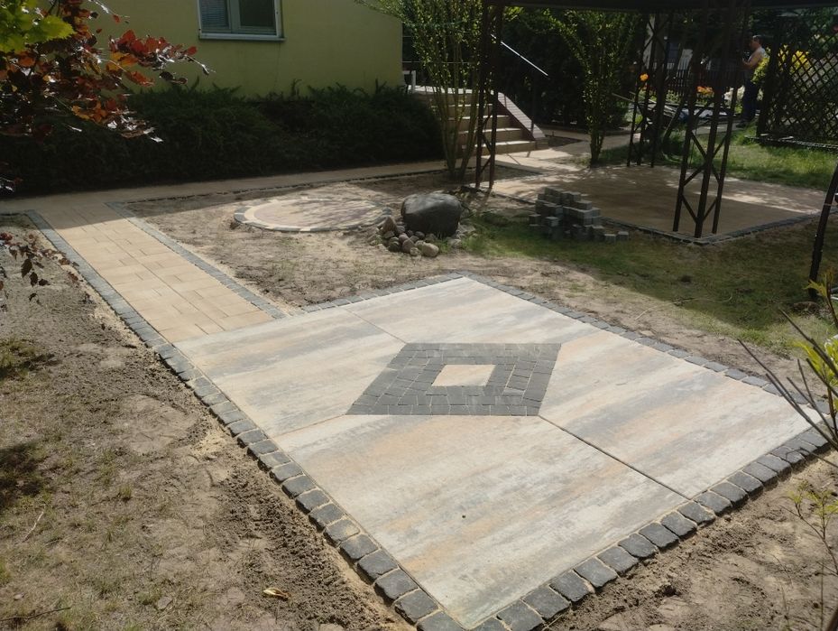 Układanie kostki brukowej