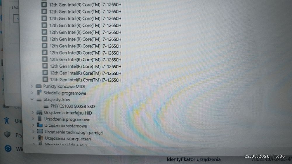 HP Victus i7-12650H  rtx 3050Ti