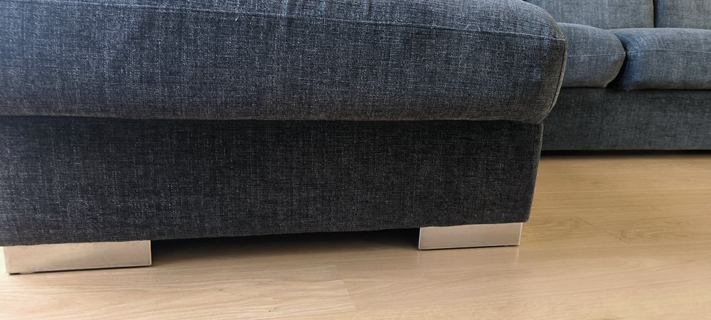 Sofá de 3 lugares com chaise longue
