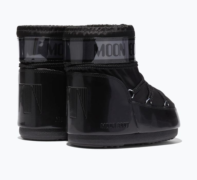 Śniegowce Moon Boot Icon Low Nylon Czarne Glance