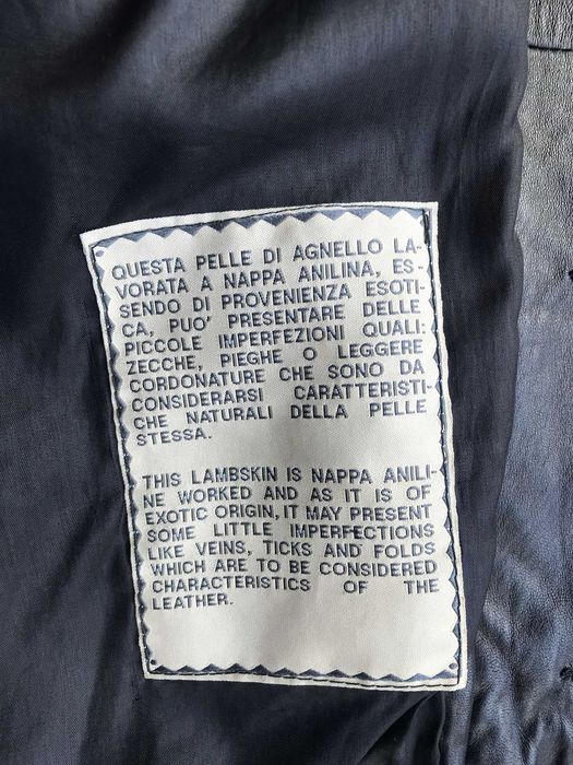 Casaco preto em pele, vintage, para homem - MABRUN