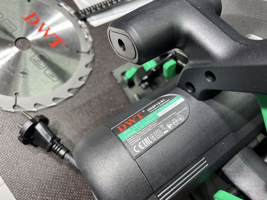 Дисковая пила DWT HKSP13-61 - 1300 Вт, 185 мм диск, пропил 65 мм