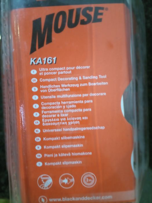 Ferramenta para decorar e lixar Black&Deckerr