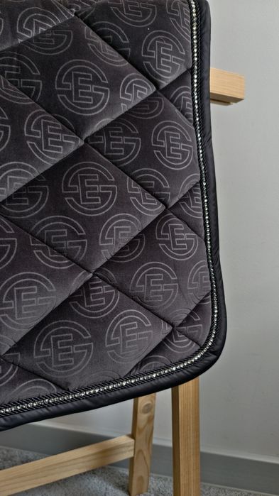 Czaprak skokowy Eskadron emblem Velvet deepgrey Full Vs