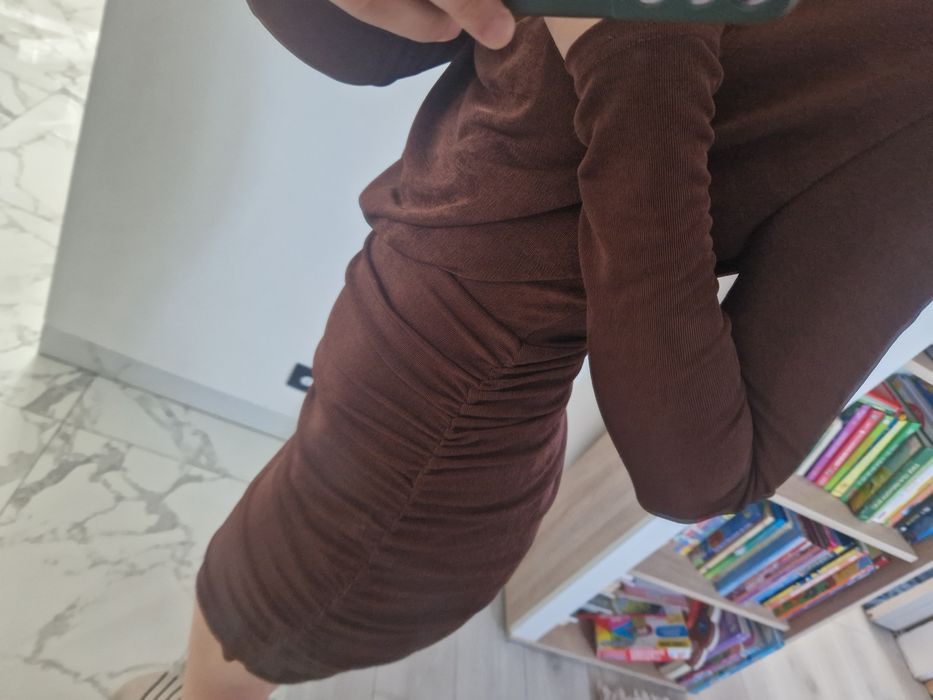 Sukienka brązowa shein s