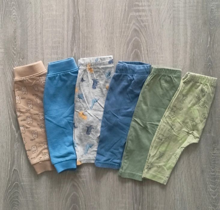 Spodnie Dresowe Haremki Jogger Gumka Legginsy H&M Ergee Kik 62 68