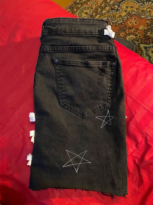 джинсовая юбка skirt opium, archive, vintage, y2k, alt.