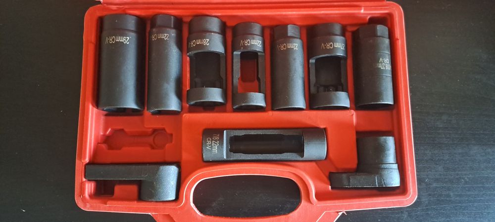 Kit Ferramenta 10 chaves remoção Sonda Lambda, Injetores, etc.. (Artigo Novo)