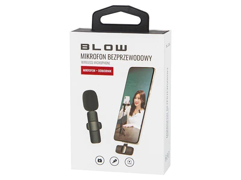 Mikrofon bezprzewodowy do smartfona USB-C BLOW 	33-071#