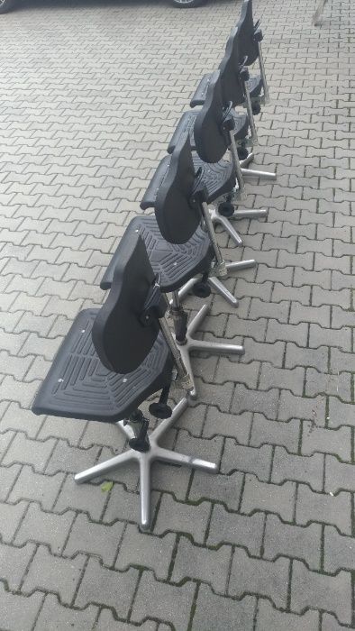 LÖW Fotel elektrostatyczny obrotowy techniczne krzesło ergonomiczne