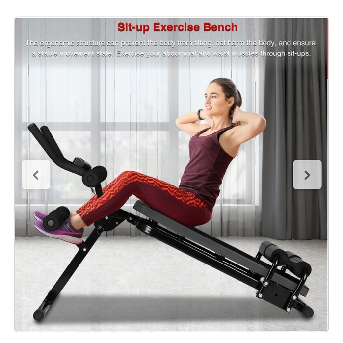 Máquina de Exercícios Abdominais  – Multifuncional e Dobrável