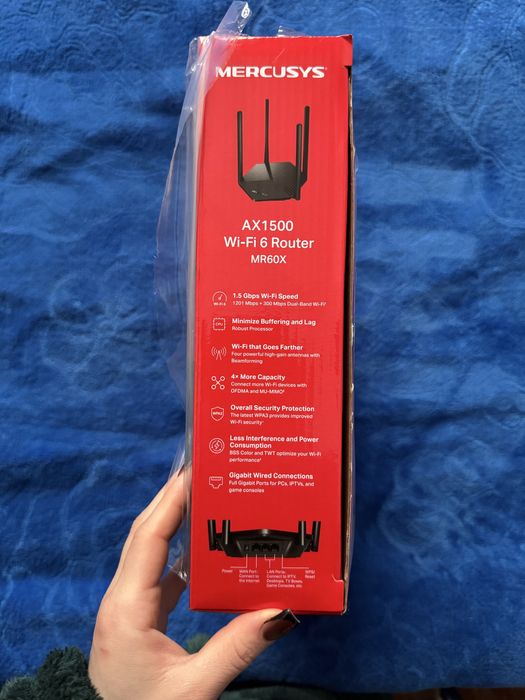Wi-Fi 6 роутер Mercusys AX1500 (MR60X)